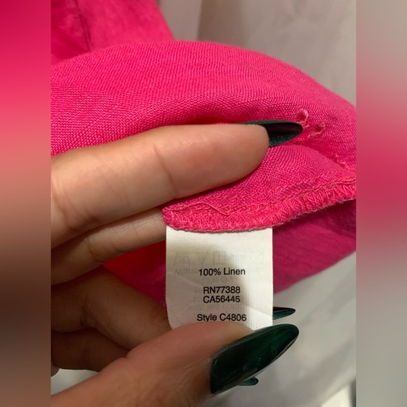 J.Crew Scallop Eyelet Hem Slit Open Back Blouse - Picture 5 of 5